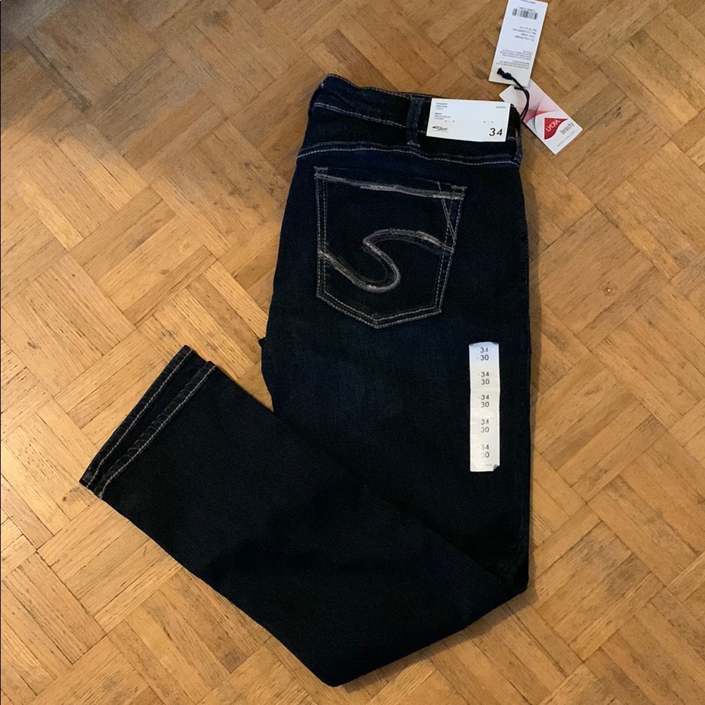 Silver Jeans Dark Blue Denim